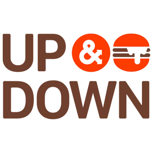 Up and down logo